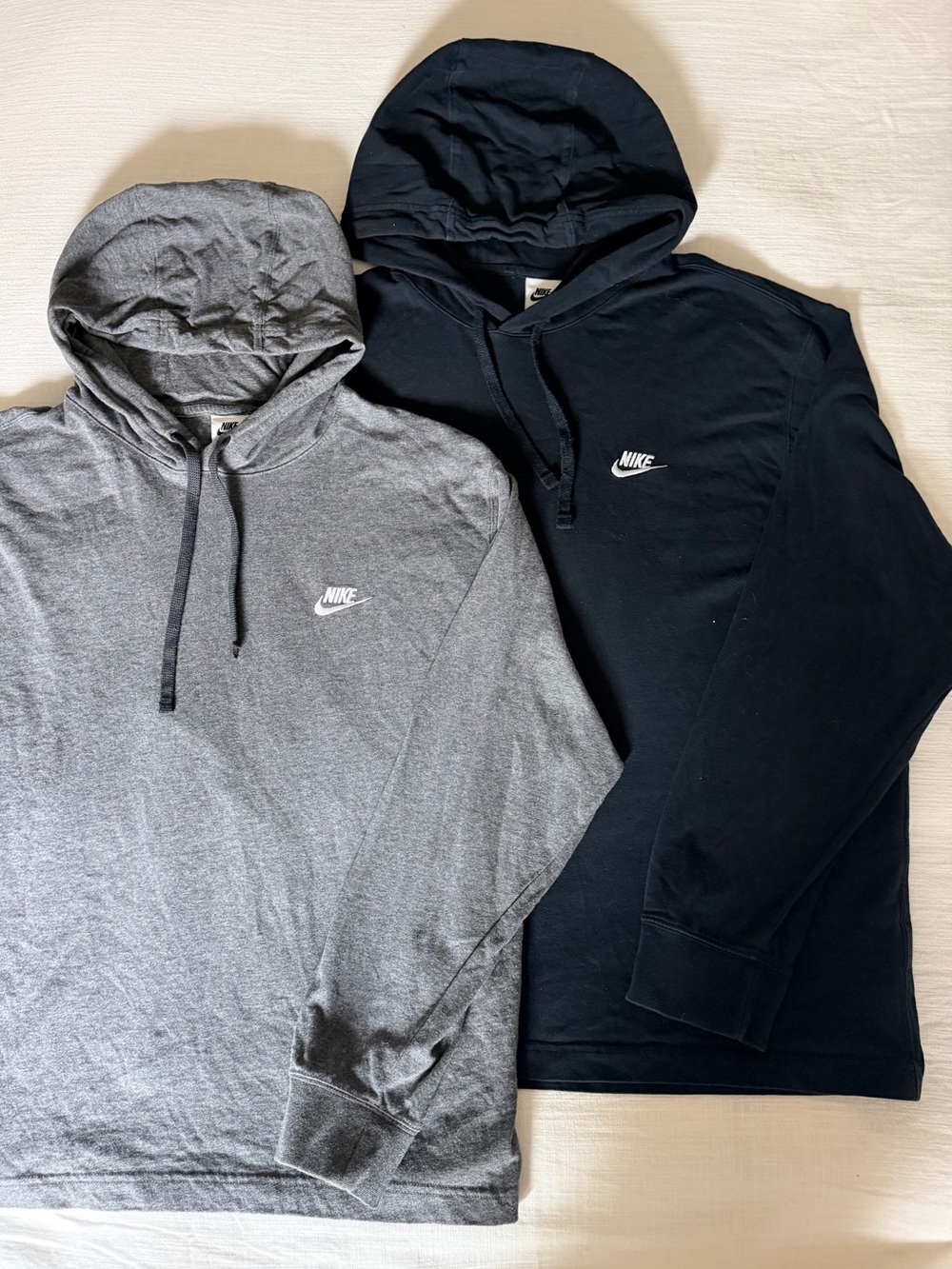Set (2) Nike Sportswear Men’s Hoodie Long sleeve Tees XXL